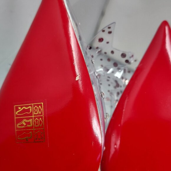 Christian Louboutin Jelly Strass Bow Wedding Crystal PVC Pump - Picture 12 of 13